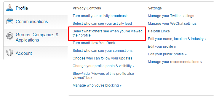 View LinkedIn Profile without revealing your Details
