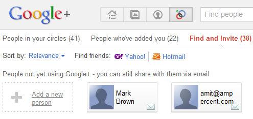 Invite Facebook friends on Google Plus