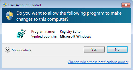 enable/disable auto-activation in windows 7 | uac confirmation