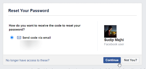 sefwxlo posted: I can't log in to the account linked to Facebook.