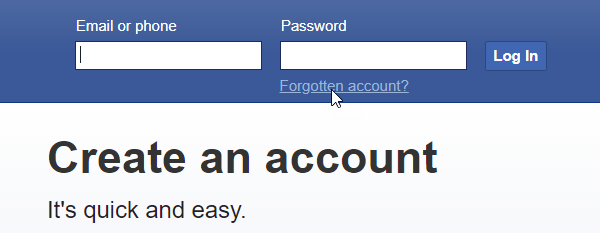 Facebook Login Problems