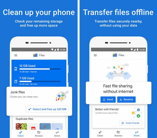 Files by Google Best File Transfer Apps for Android and iOS