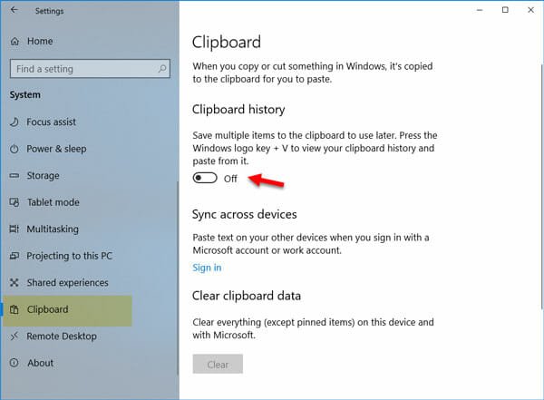 How to Enable and Use Clipboard History on Windows 10