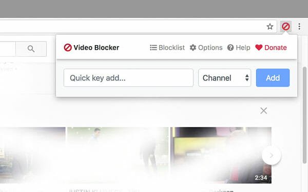 Block YouTube Channle Using Google Chrome extension