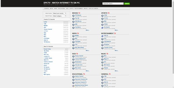 Live TV Streaming Sites