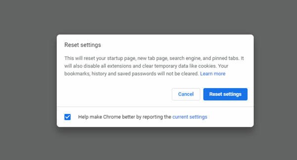 How To Reset Google Chrome On Windows And Mac