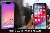 Google Pixel 3 XL vs Apple iPhone XS Max
