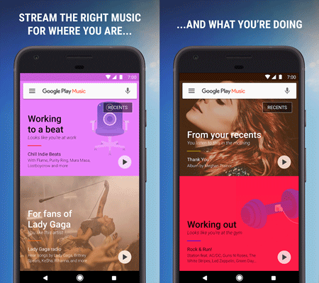 Google Play Music Best Spotify Alternatives