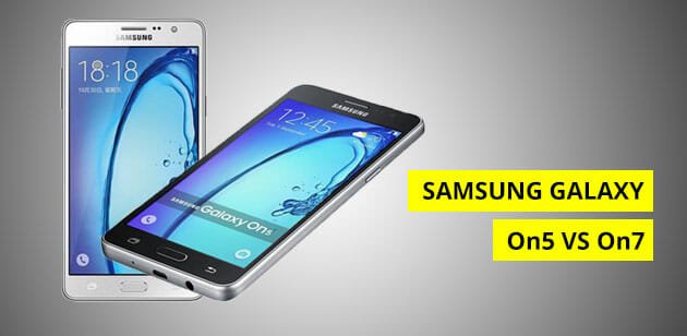 Samsung Galaxy On5 VS Galaxy On7