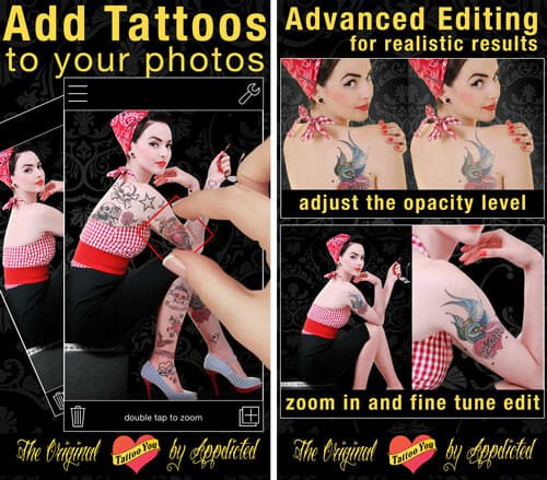 Tattoo You Add Tattoos In Your Photos Without Using Image Editing Programs