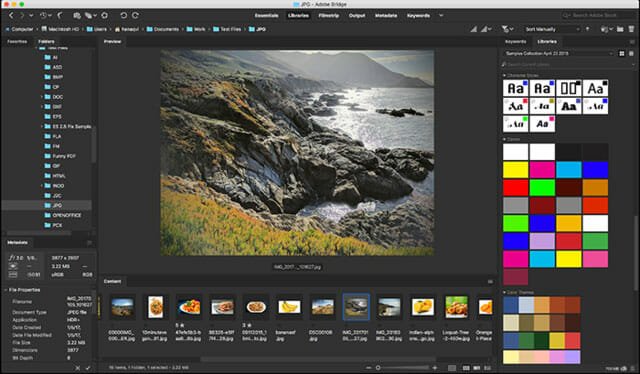 Adobe Bridge CC Best Photo Viewer and Management Apps for Mac