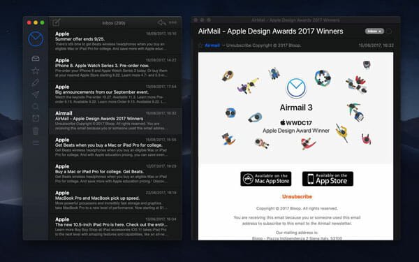 Airmail 3 Best Email Clients for Mac
