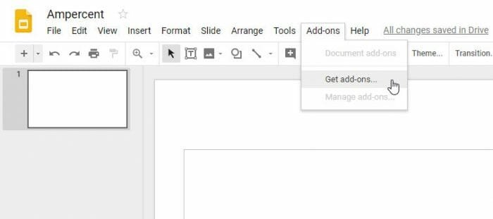 How to install add-on in Google Slides