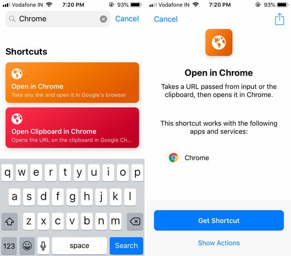 Directly Open Links In Chrome From Any App On iOS