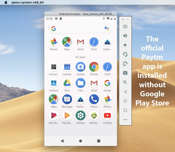 how to install apk on android emulator mac