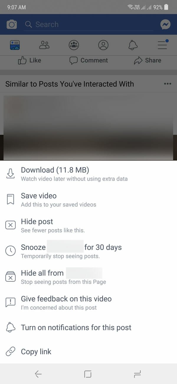 Download Facebook Video Without Third-party App
