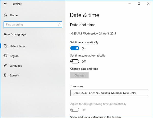 Windows 10 Displays Wrong Time After Restarting From Ubuntu