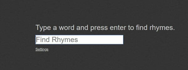 RhymeBrain Best Sites To Find Rhyming Words