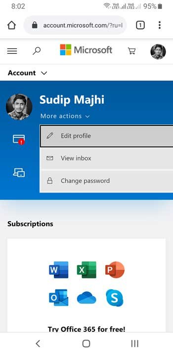 How To Change Outlook.com Password From Android And iOS