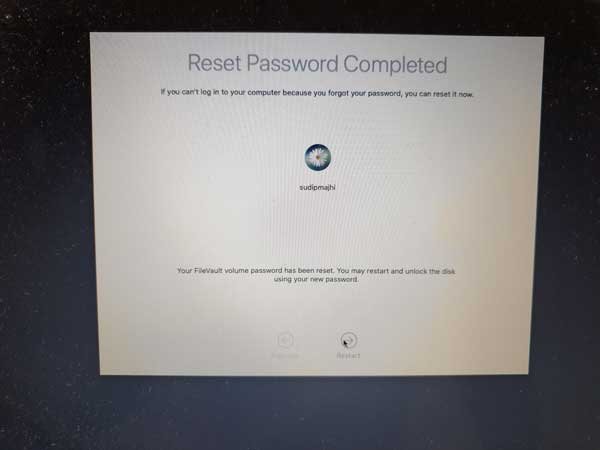 Reset Mac Password Using Apple ID