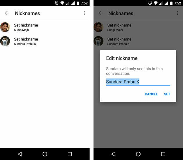 Add Nickname and Change Chat Color in Facebook Messenger