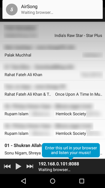 AirSong for Android