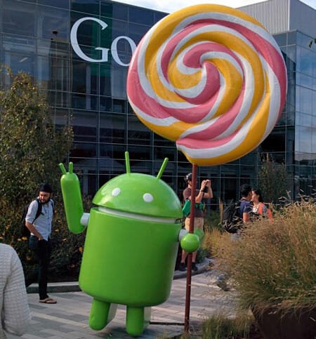Android Lollipop Statue