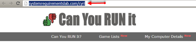 check pc compatibility for games- can you run it - homepage