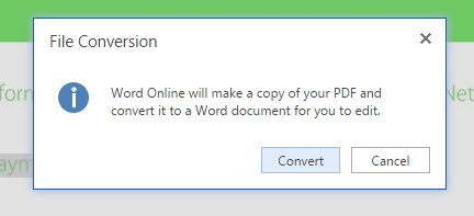 Convert PDF to Word