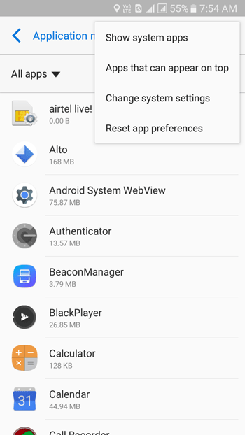 Disable Notification Badge in Samsung Mobiles