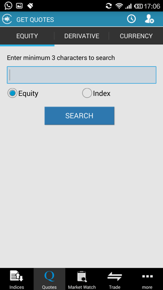 Edelweiss Mobile Trading App Equity Quotes