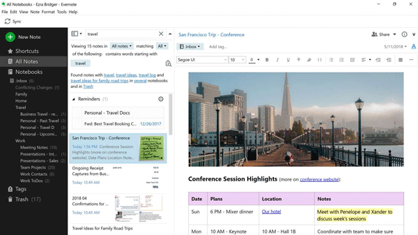 Evernote Best Microsoft Store Apps You Can Install on Windows 10