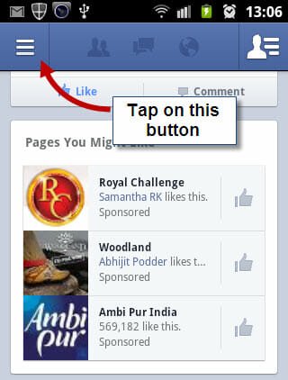 Facebook-for-Android-App-tap-the-button