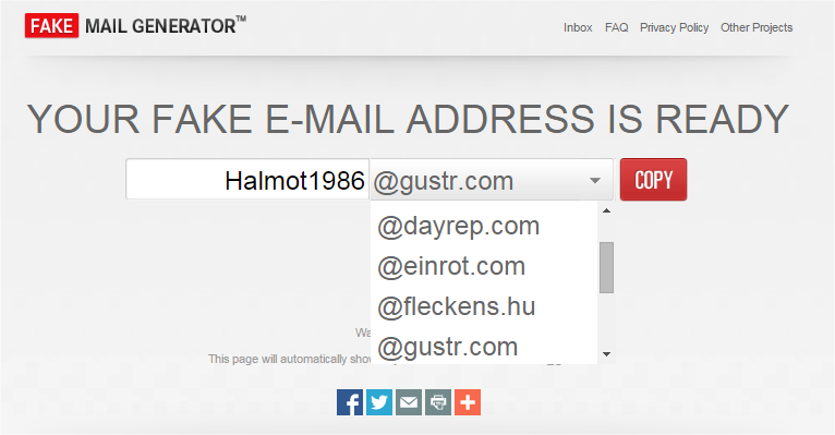 Email Ids Generator