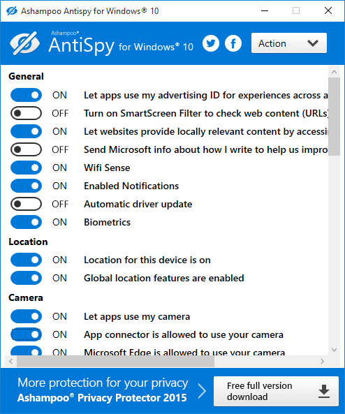 Fix Windows 10 privacy issues to secure PC using these software