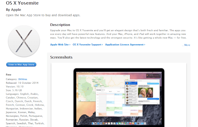 Download Mac Yosemite Free