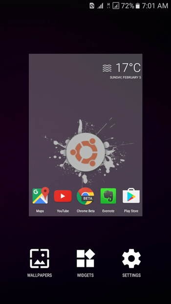 Google Pixel Launcher open settings