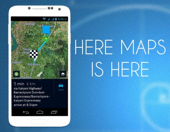 here maps download maps