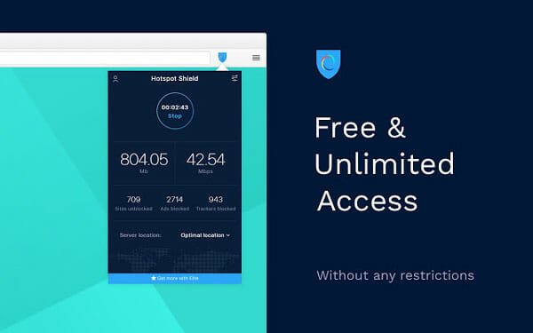 Hotspot Shield Best Google Chrome Extensions to Increase Productivity