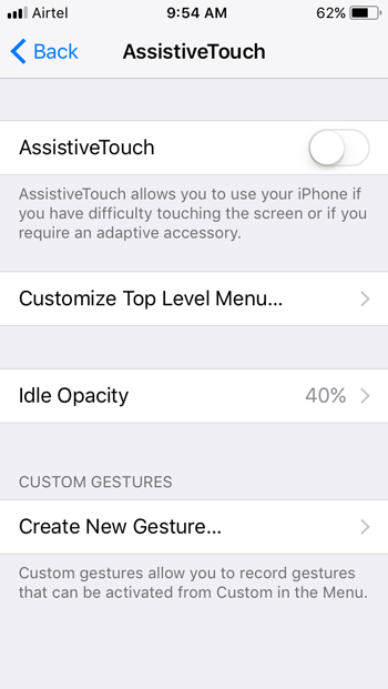 How to Enable Assistive Touch on iPhone