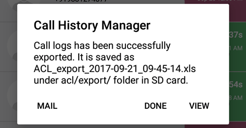 How to Export Android Call Log to Excel File