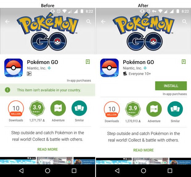 How to Install Pokemon GO on Android in Any Country