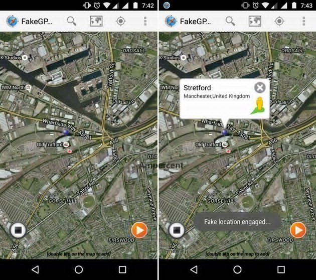 How to fake location on Android