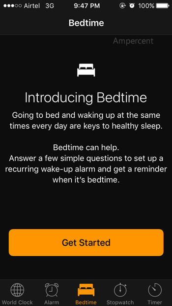 How to setup Bedtime in iOS 10