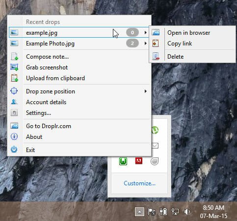 Image uploaded reflected automatically