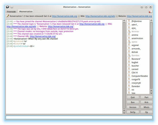 konversation-best-irc-clients-for-linux