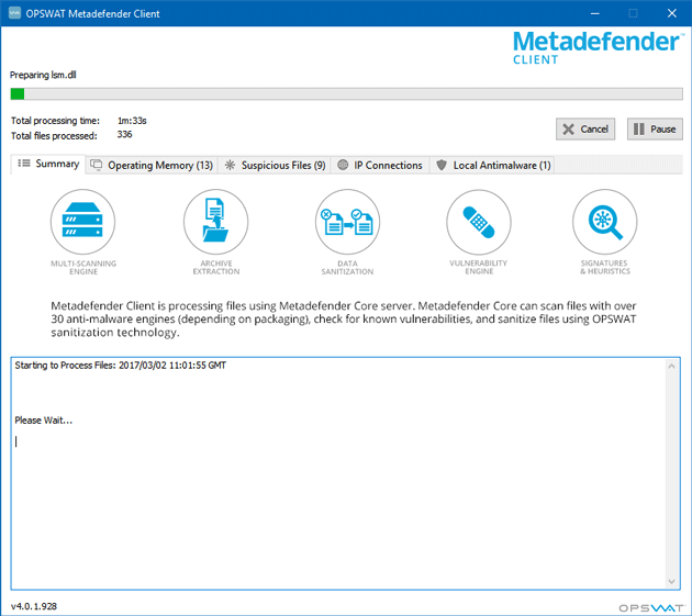 Metadefender Cloud Client