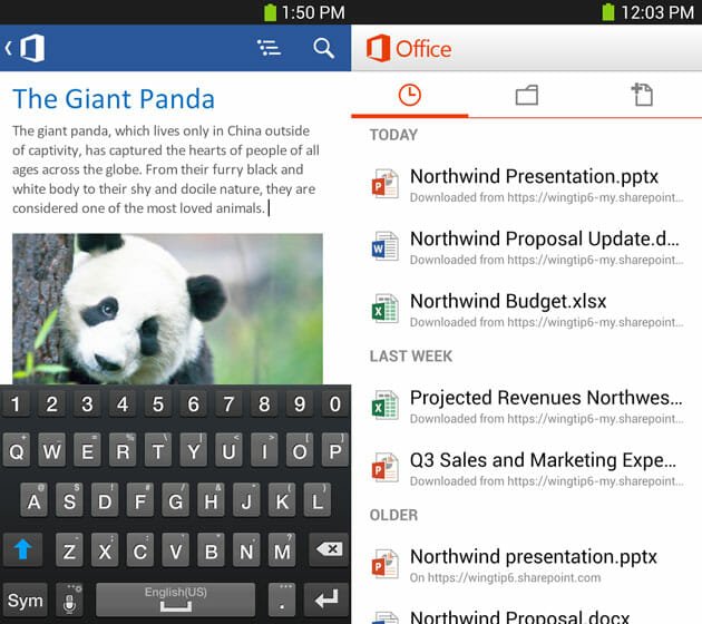 Top 5 Most Popular and Less Known Android Apps by Microsoft