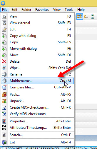 Multirename files