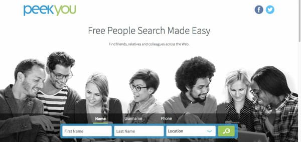 PeekYou Best people search engine to find anyone easily